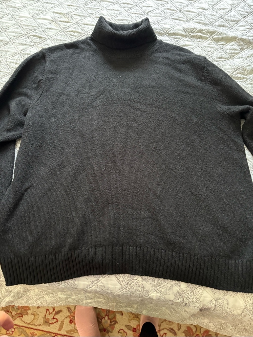 Banana Republic Men's Black Turtleneck Sweater
